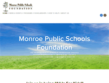 Tablet Screenshot of monroepsf.org